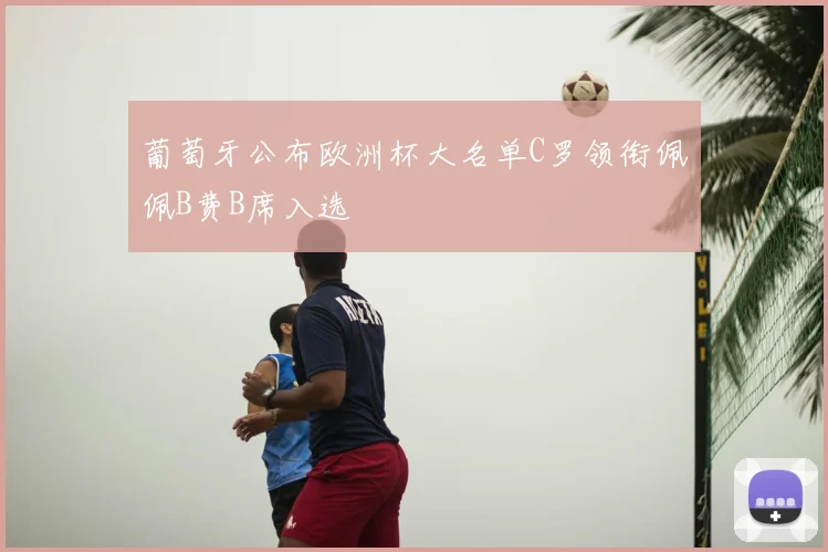 葡萄牙公布欧洲杯大名单C罗领衔佩佩B费B席入选