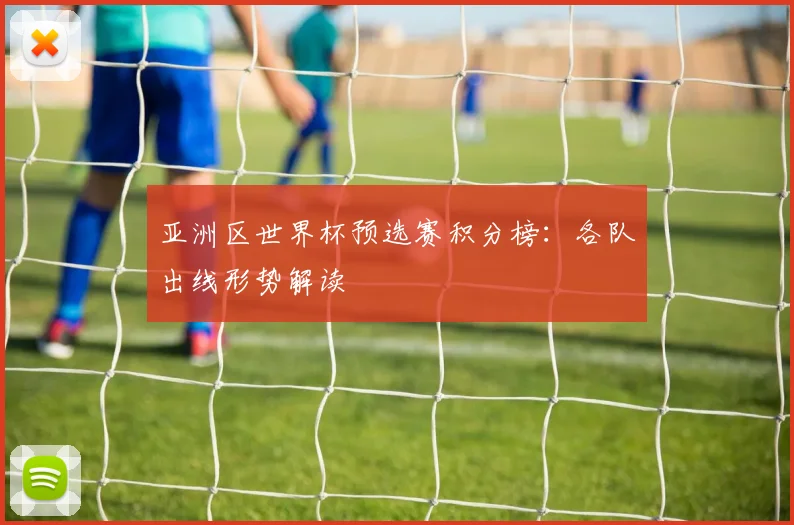亚洲区世界杯预选赛积分榜：各队出线形势解读